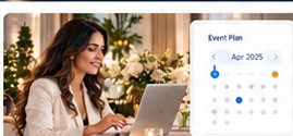 Event planner coordinating a wedding